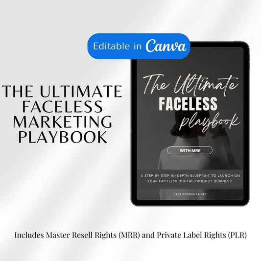 Ultimate Faceless Marketing Playbook