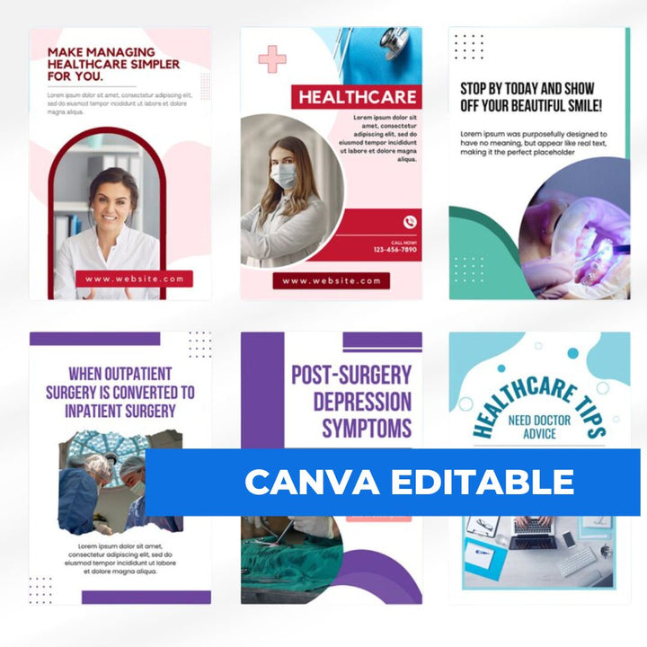 Medical Social Media Template Bundle