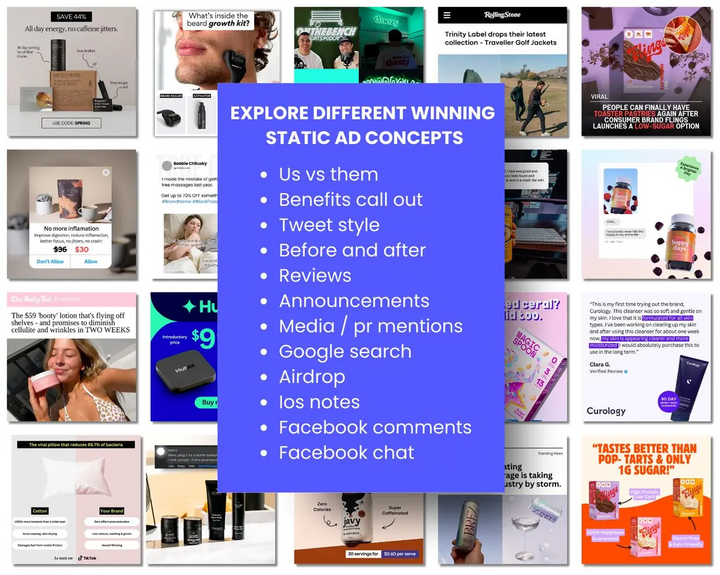 Winning Static Ads Canva Templates, Image Ads Creatives