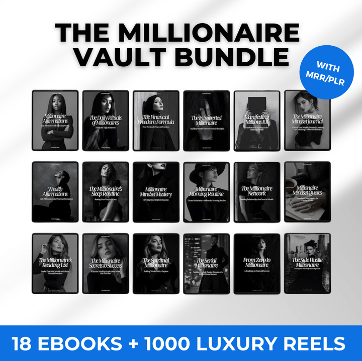 Millionaire Mindset Bundle PLR MRR Digital Products