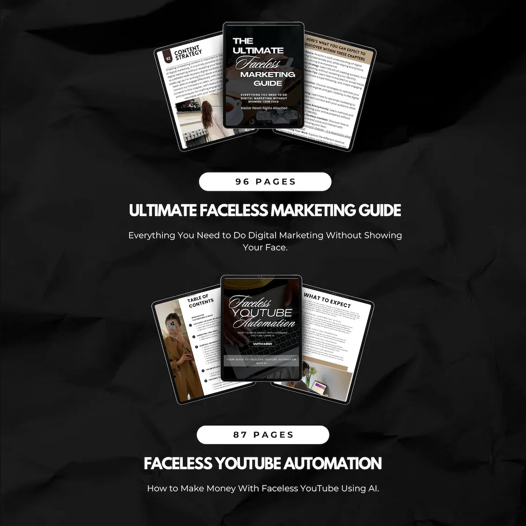 Ultimate Faceless Marketing Bundle With MRR & PLR