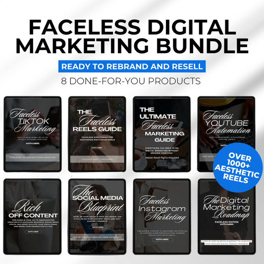 Ultimate Faceless Marketing Bundle With MRR & PLR